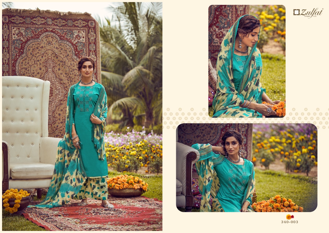 zulfat designer suit jashn e patiala cotton elegant salwar suit catalog