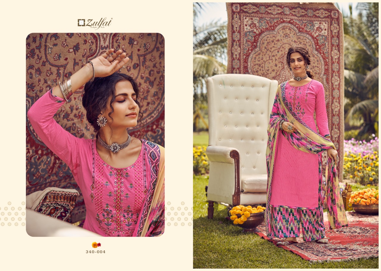 zulfat designer suit jashn e patiala cotton elegant salwar suit catalog