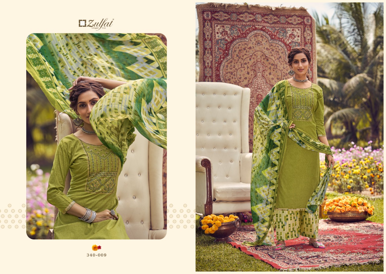 zulfat designer suit jashn e patiala cotton elegant salwar suit catalog