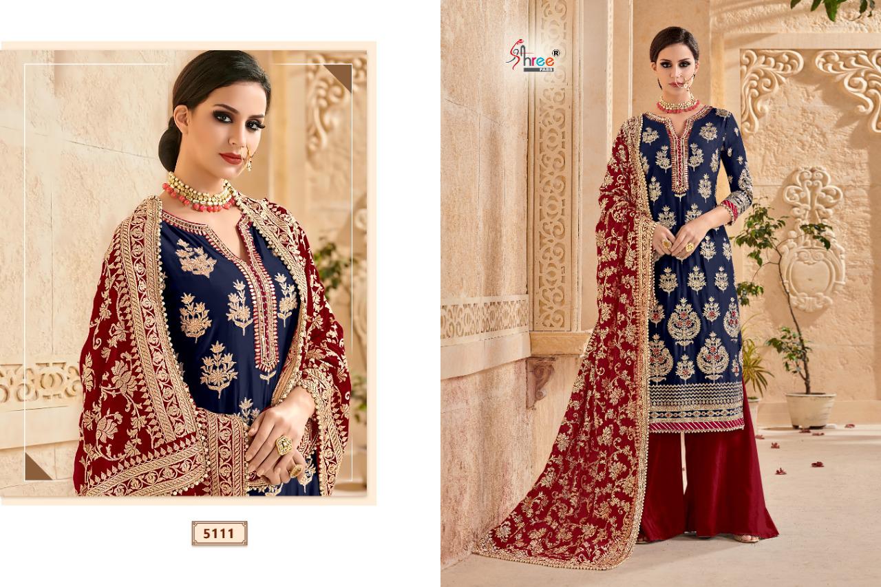 shree fabs mutiyaar gold georgette regal look Duppatta Pure Chinon salwar suit catalog