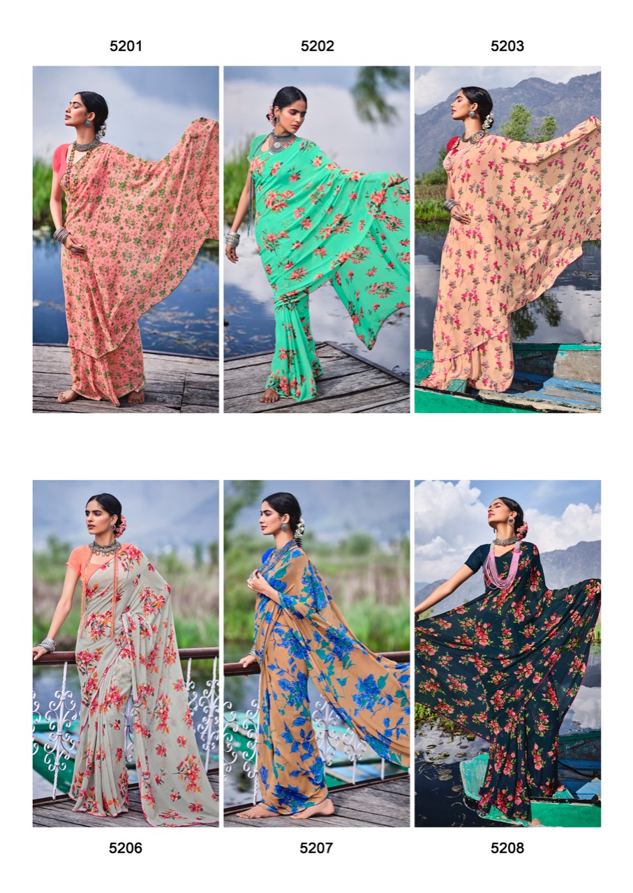 lt kashvi creation kasturi Weightless attrective print saree catalog