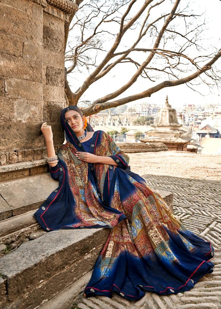 lt kashvi creation lavanya Weightless astonishing print saree catalog