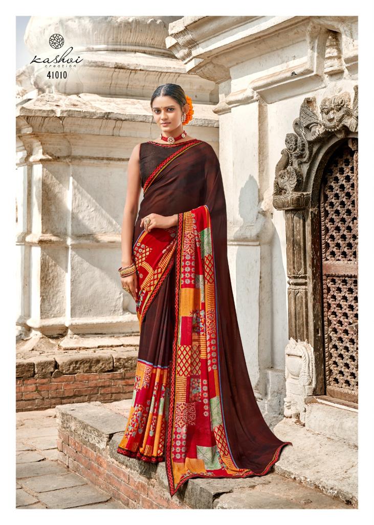 lt kashvi creation lavanya Weightless astonishing print saree catalog