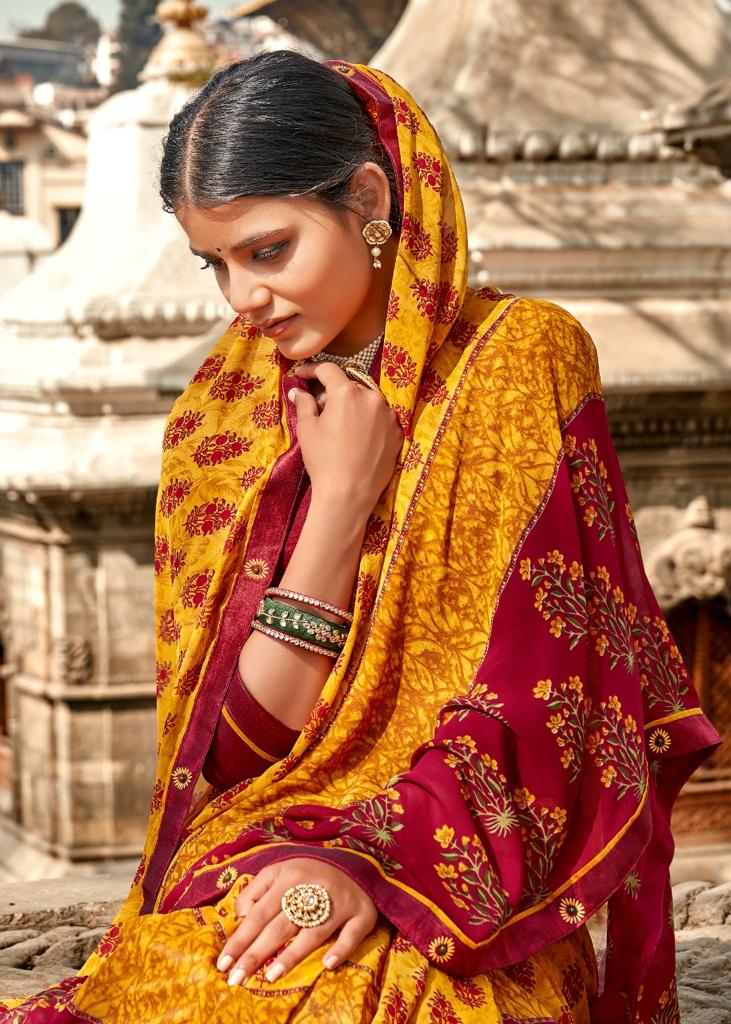 lt kashvi creation lavanya Weightless astonishing print saree catalog