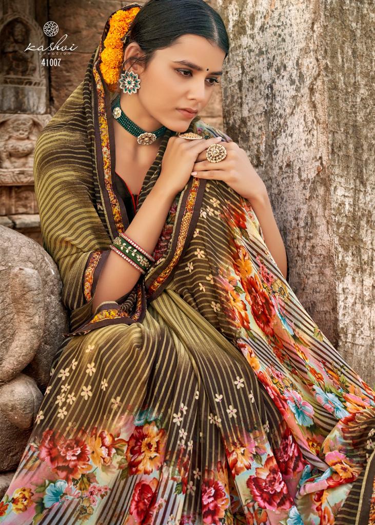 lt kashvi creation lavanya Weightless astonishing print saree catalog