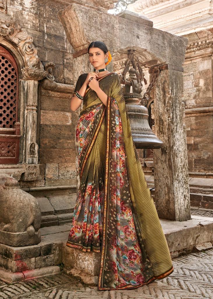 lt kashvi creation lavanya Weightless astonishing print saree catalog