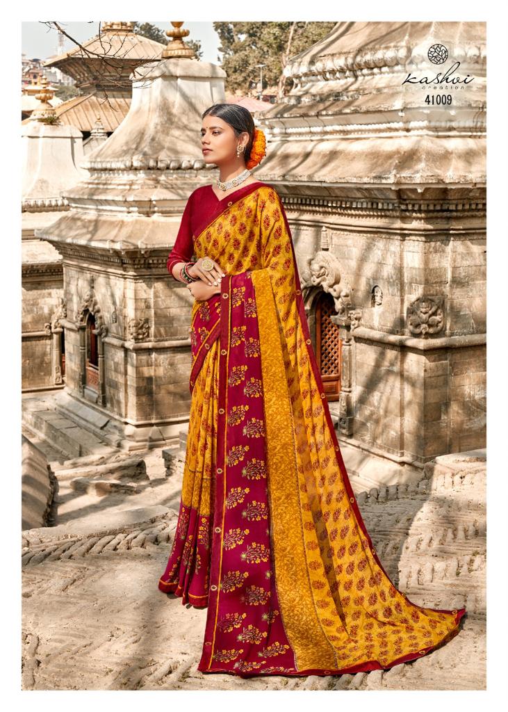 lt kashvi creation lavanya Weightless astonishing print saree catalog