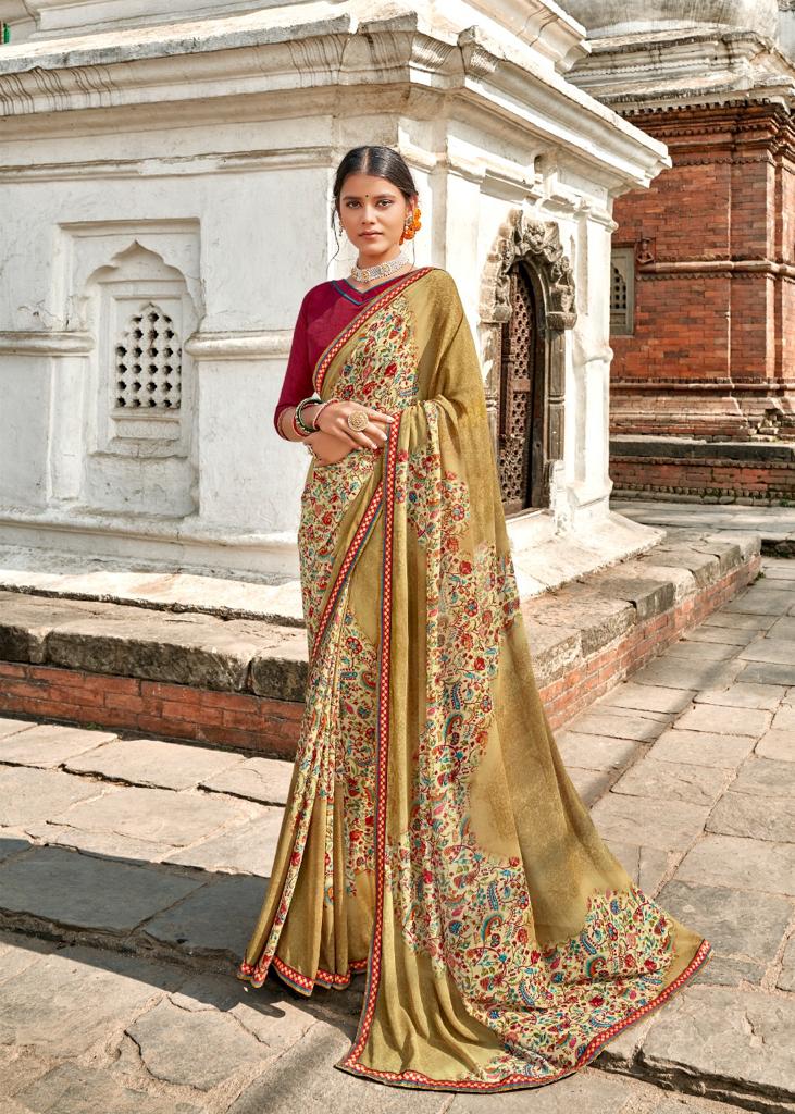 lt kashvi creation lavanya Weightless astonishing print saree catalog