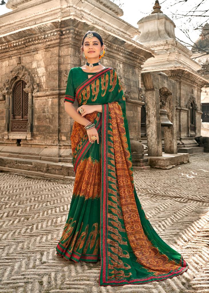 lt kashvi creation lavanya Weightless astonishing print saree catalog