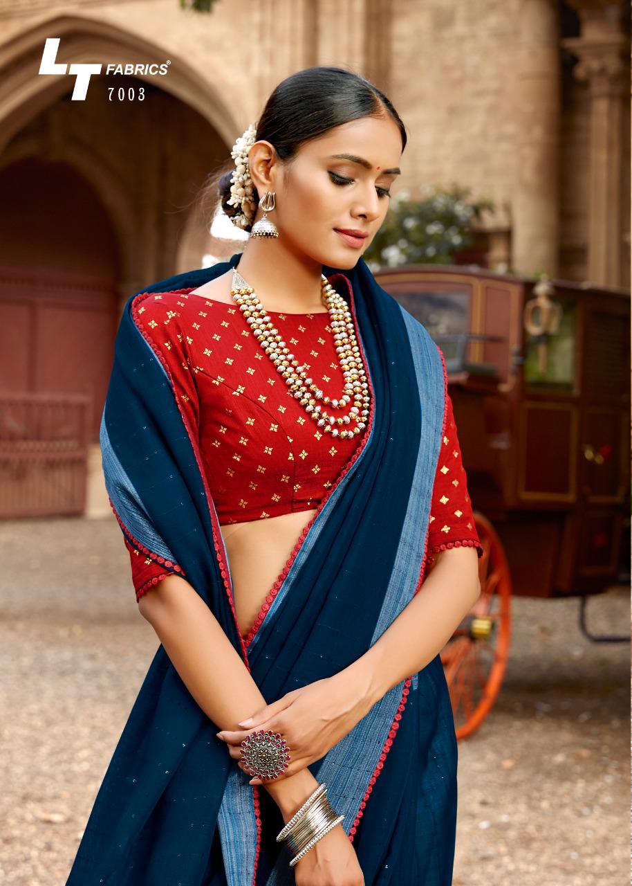 lt fashion ananta Linen Silk graceful look saree catalog