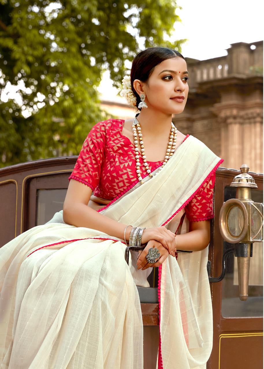 lt fashion ananta Linen Silk graceful look saree catalog