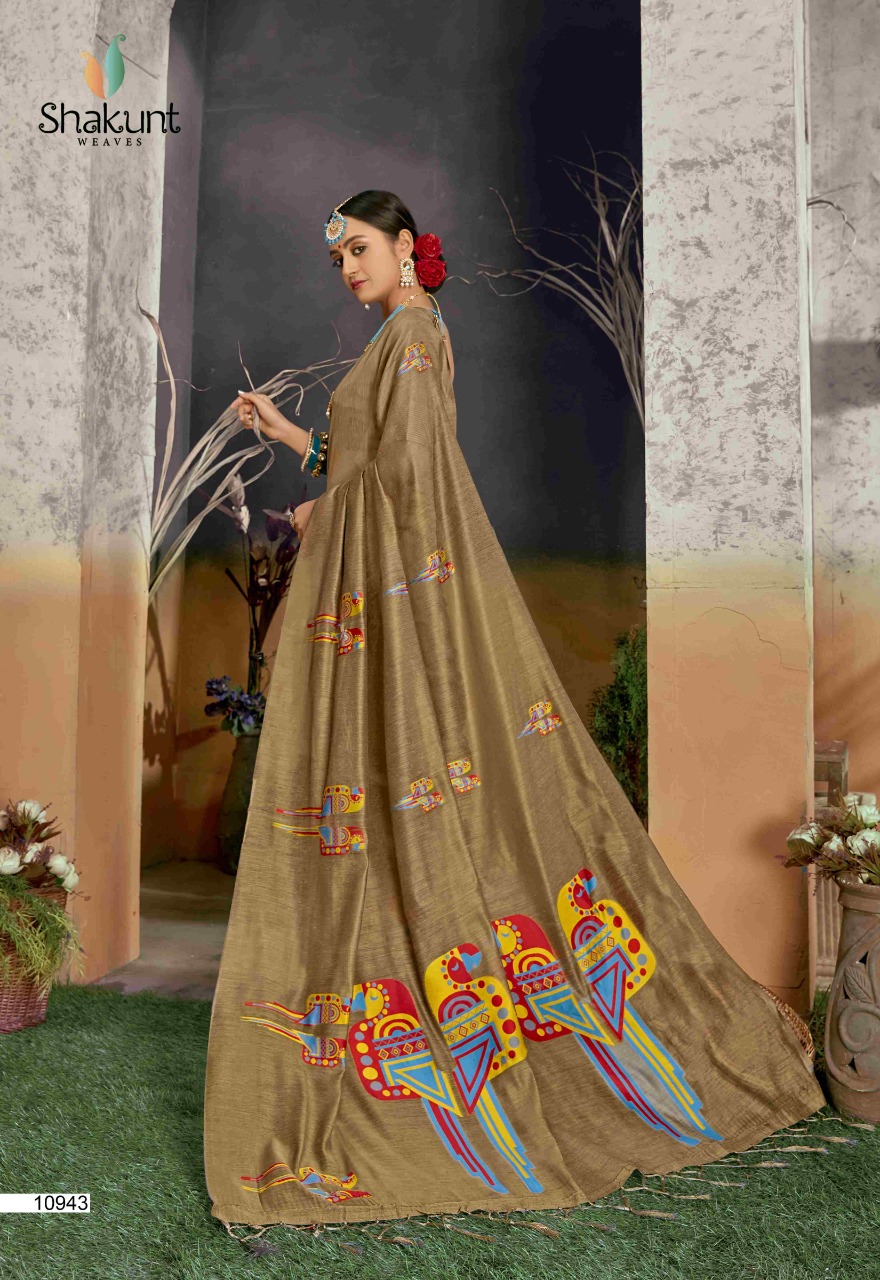 shakunt weaves Tota Mainacotton inovative print saree catalog