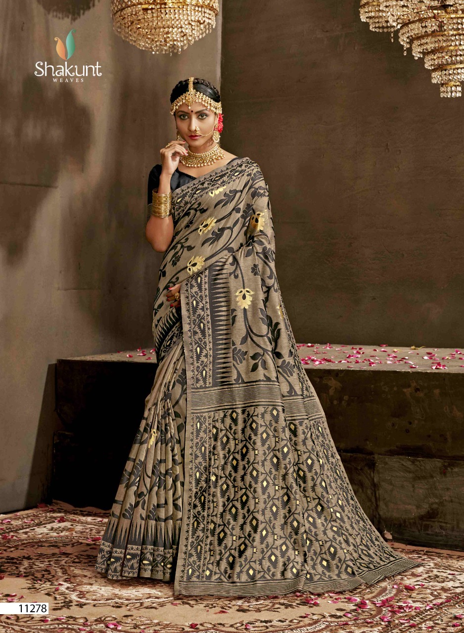 shakunt weaves Neelkamal cotton astonishing saree catalog