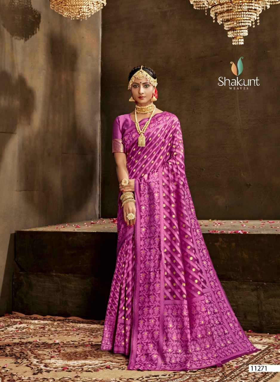 shakunt weaves Neelkamal cotton astonishing saree catalog