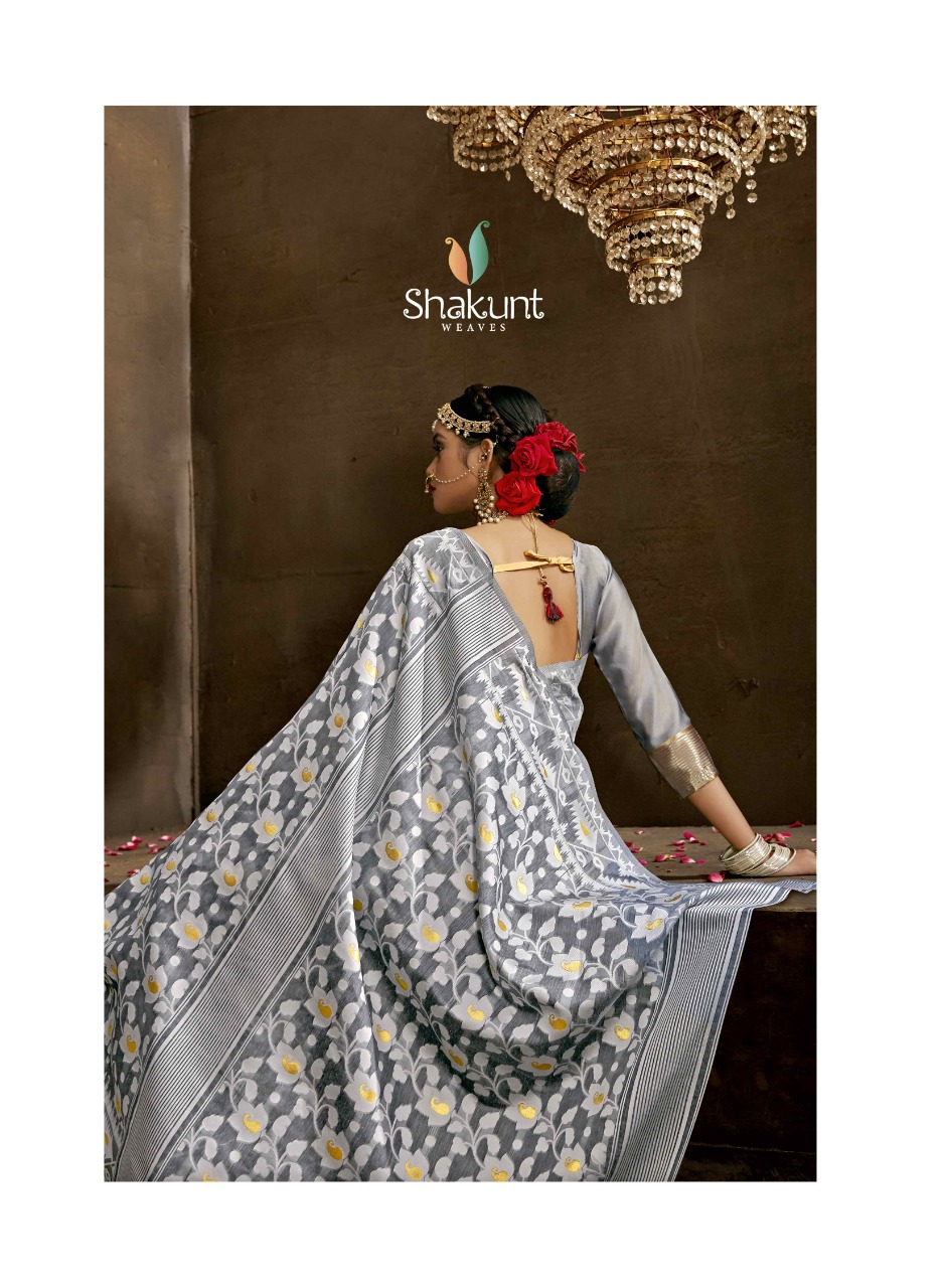 shakunt weaves Neelkamal cotton astonishing saree catalog