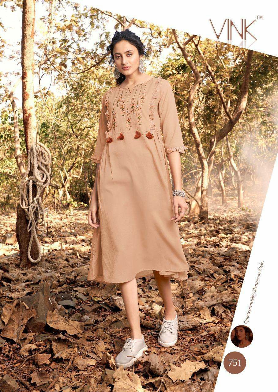 vink pheonix 2 cotton new and modern style kurti catalog