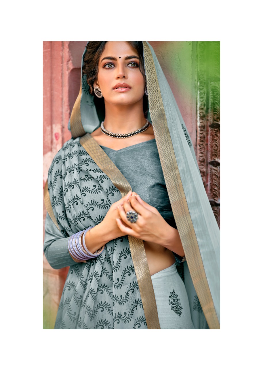 lt kashvi creation antara shiffon exclusive print saree catalog