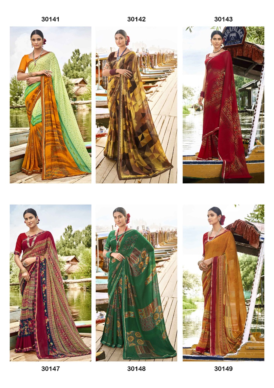 vallabhi prints toofan weightless graceful look saree catalog