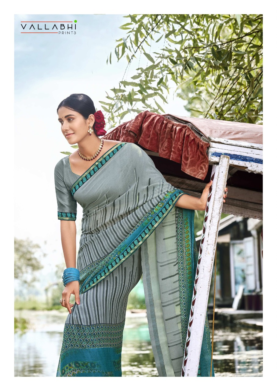 vallabhi prints toofan weightless graceful look saree catalog