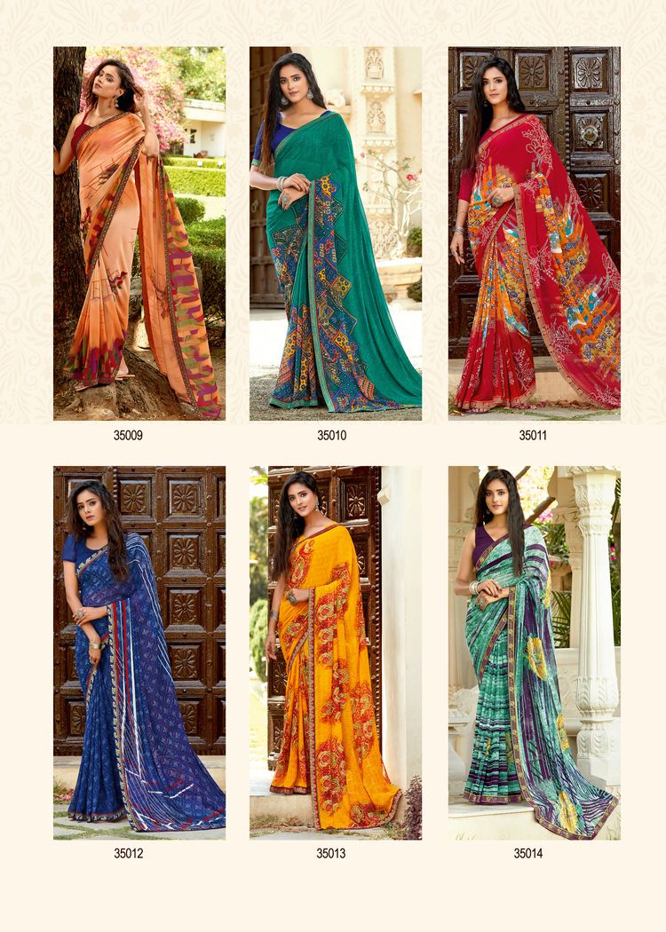 vallabhi prints  weightless regal print saree catalog