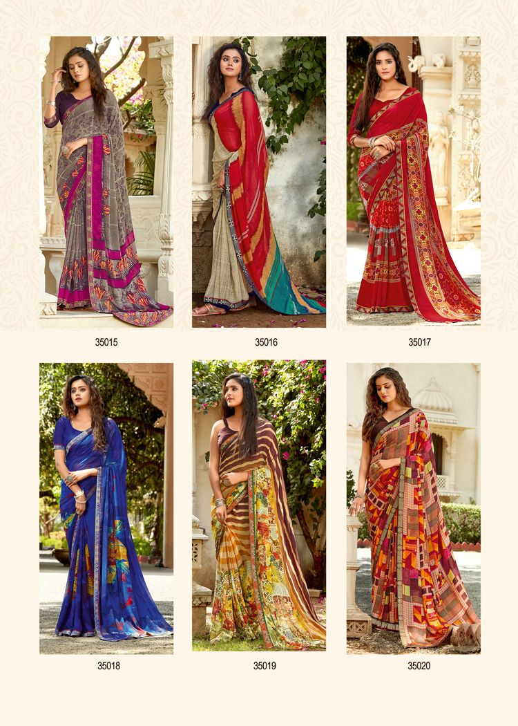 vallabhi prints  weightless regal print saree catalog