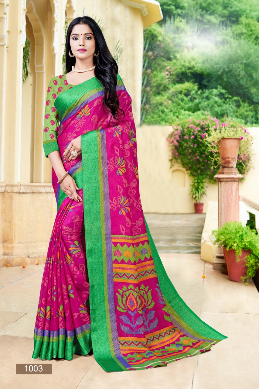 bansi  Brasso Silk 2 innovative style saree catalog