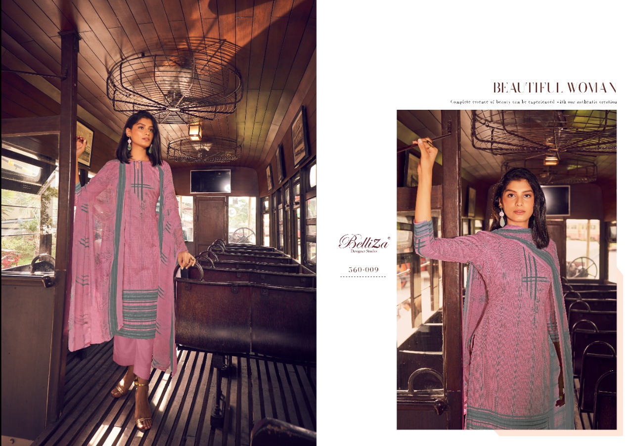 beliza desianer studio nazrana cotton astonishing print salwar suit catalog