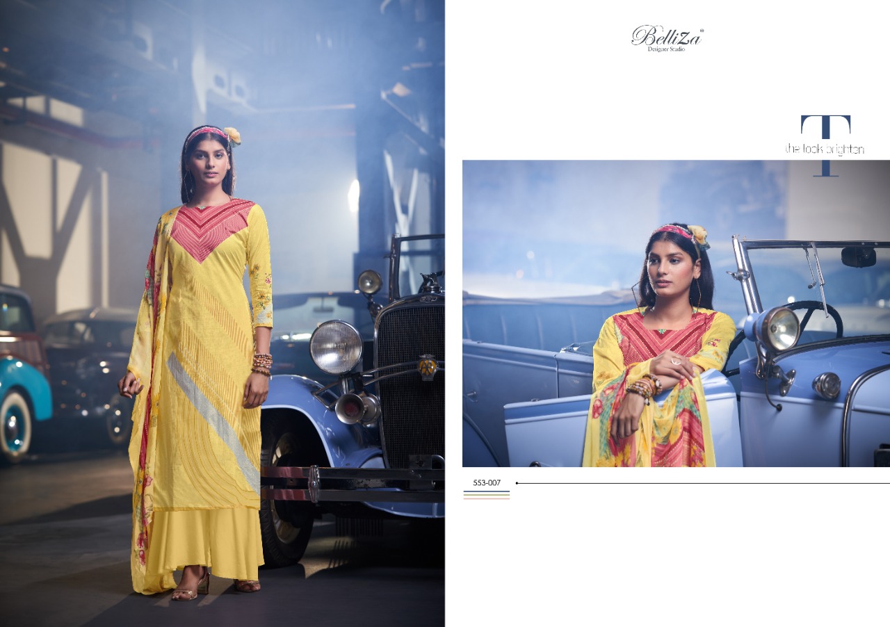 belliza designer studio tahira cotton authentic fabric salwar suit catalog