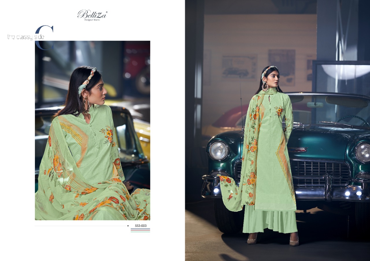 belliza designer studio tahira cotton authentic fabric salwar suit catalog