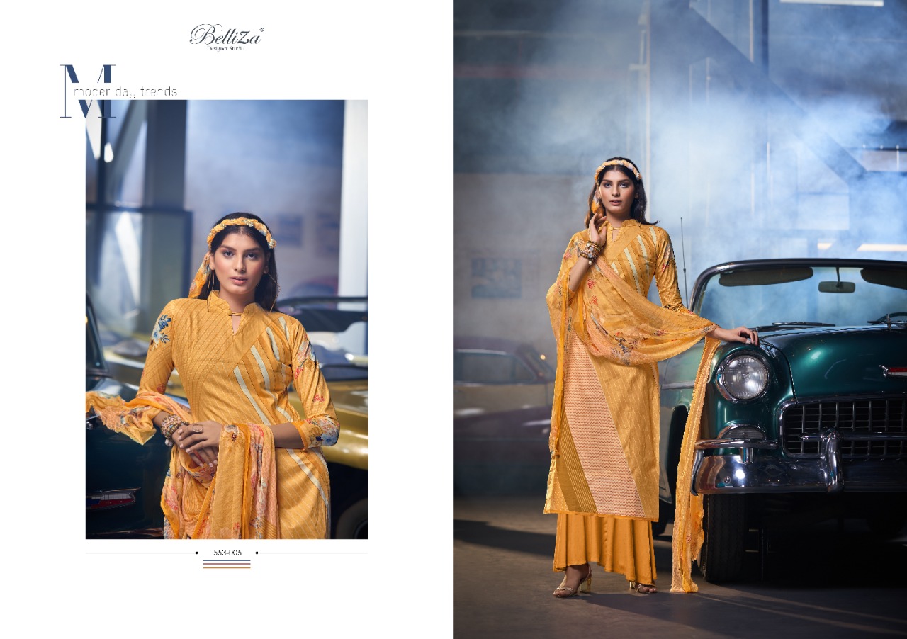 belliza designer studio tahira cotton authentic fabric salwar suit catalog