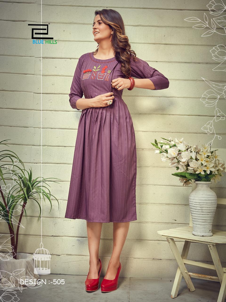 Blue hills good news vol 5 chinon graceful look kurti catalog