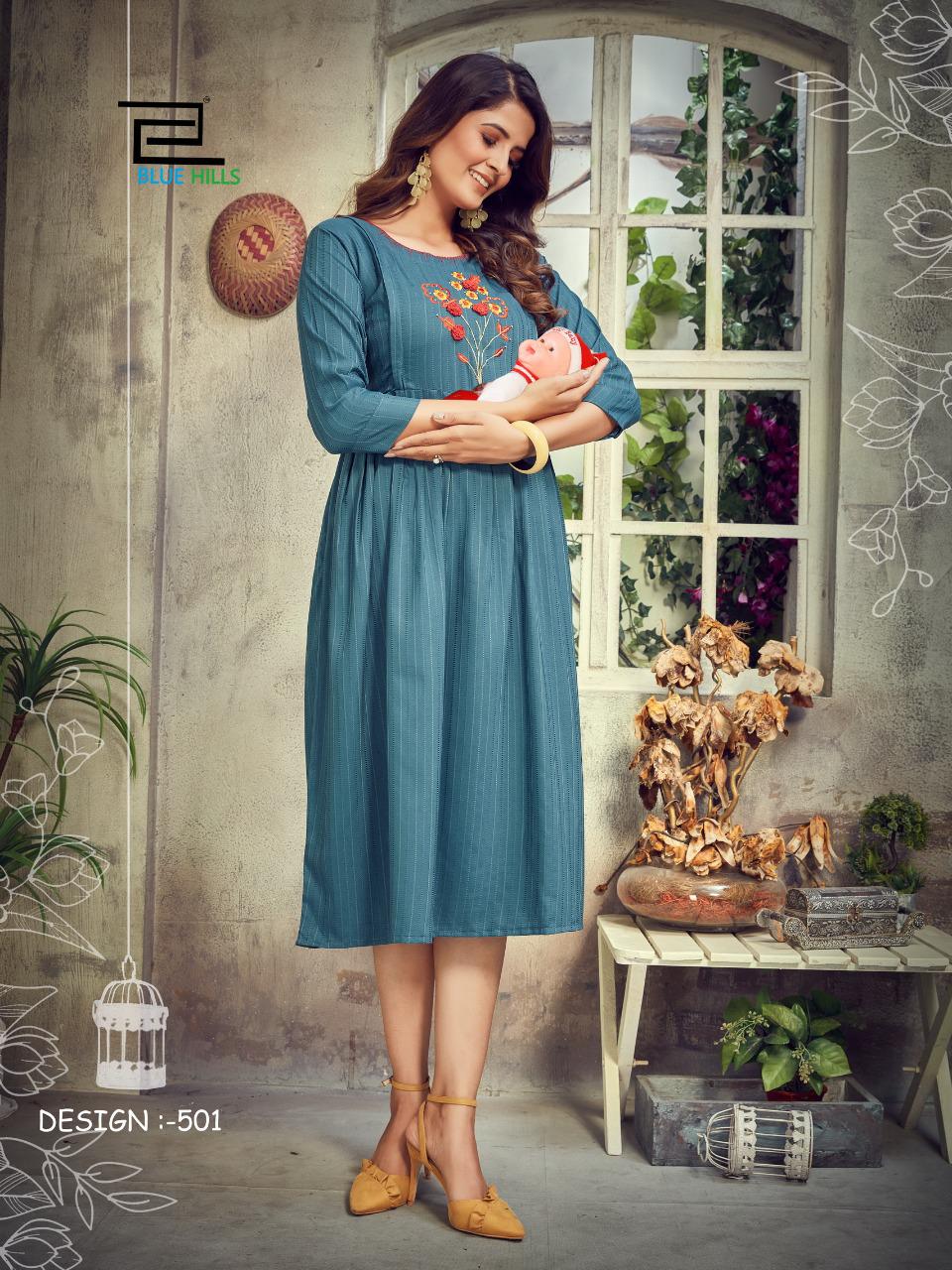 Blue hills good news vol 5 chinon graceful look kurti catalog