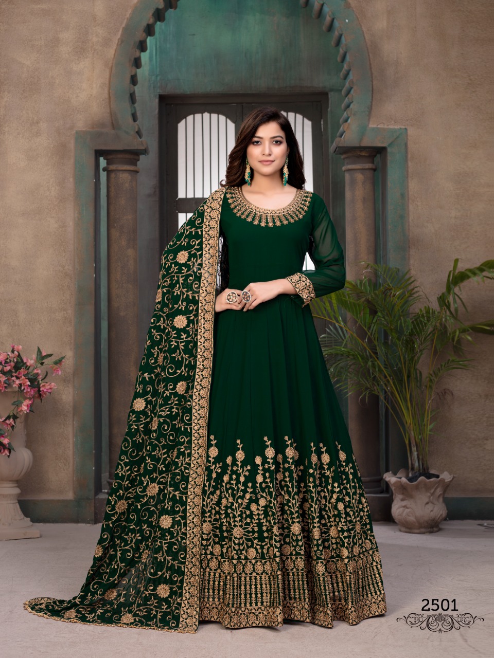 dani aanaya vol 125 georgette elegant salwar suit catalog