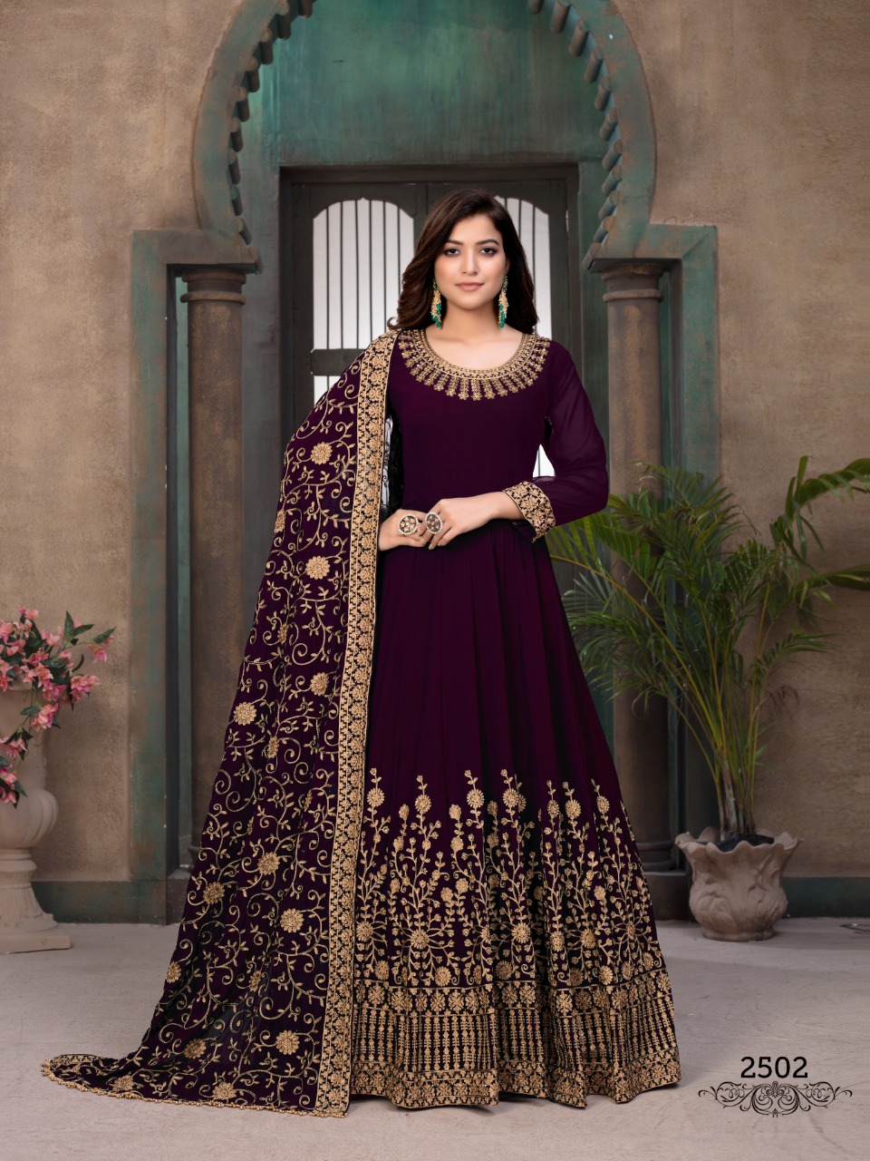 dani aanaya vol 125 georgette elegant salwar suit catalog