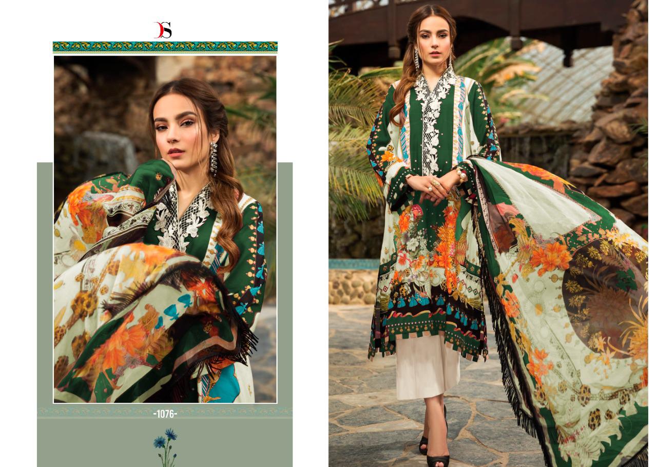 deepsy suit firdous 12 cotton graceful look salwar suit with cotton dupatta catalog