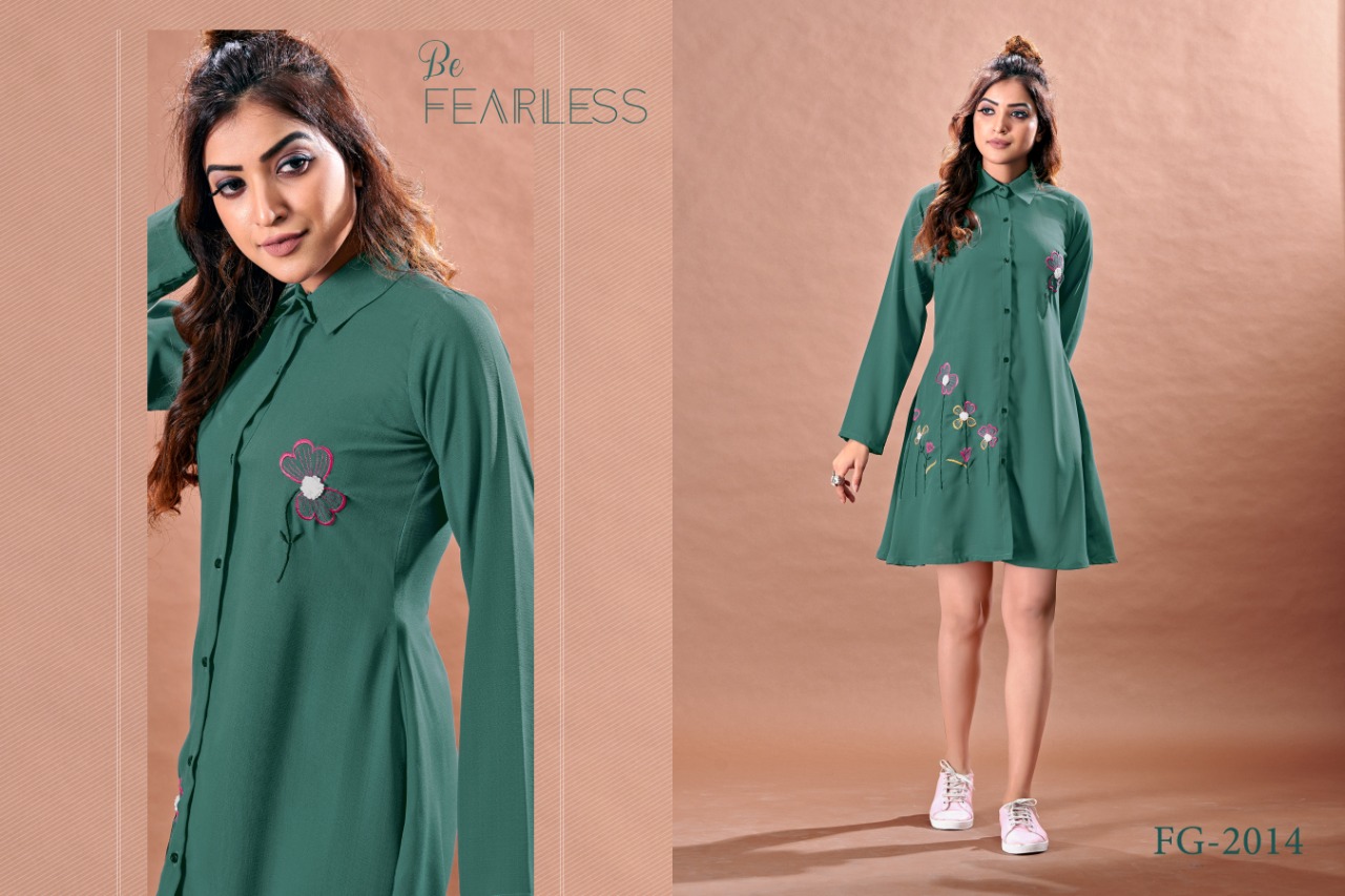 Fashion Galleria prism vol 1 Jentalmen With Hand Embroidery Work modern and stylish look kurti catalog