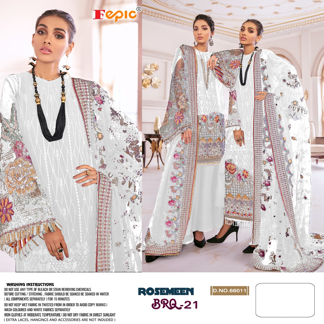 fepic rosemeen brq 21 d no 66011b net regal look salwar suit catalog