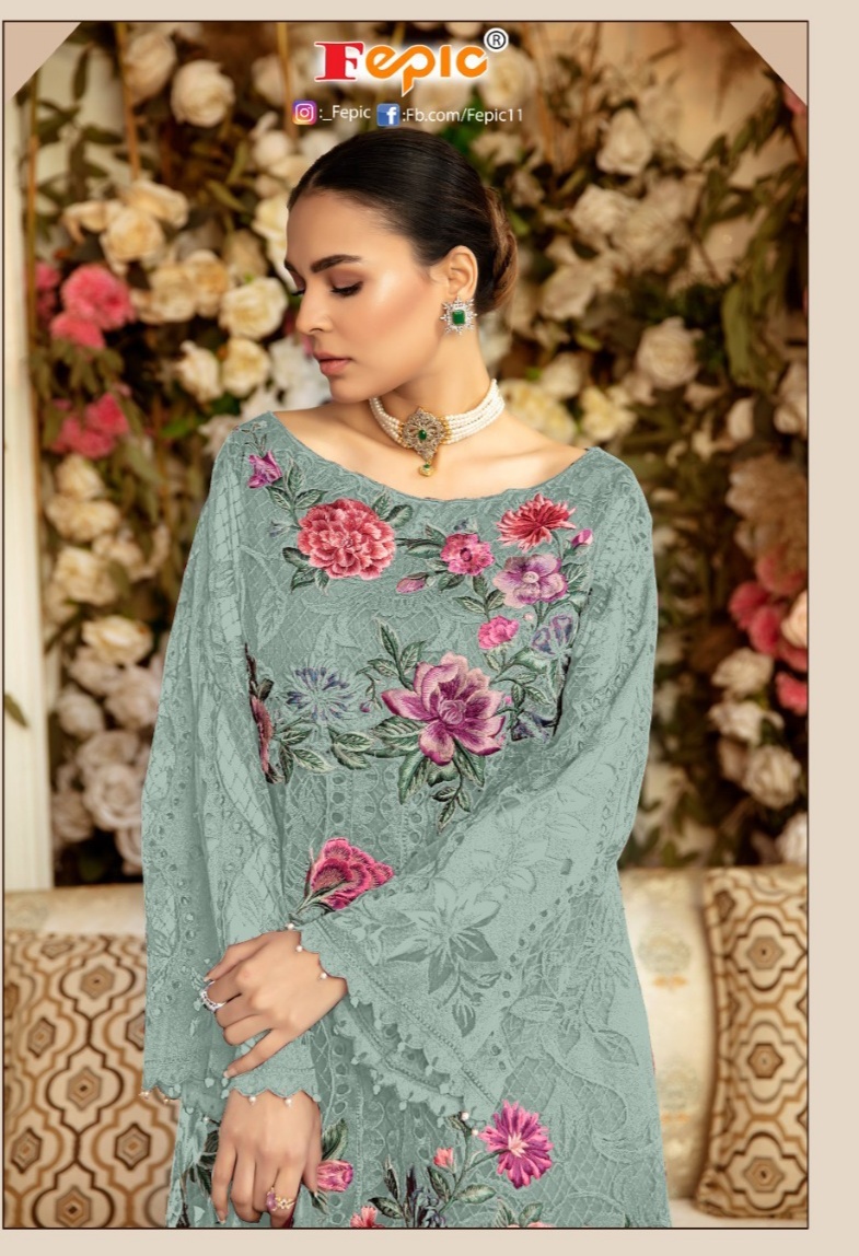 fepic rosemeen 91001 net catchy look salwar suit catalog