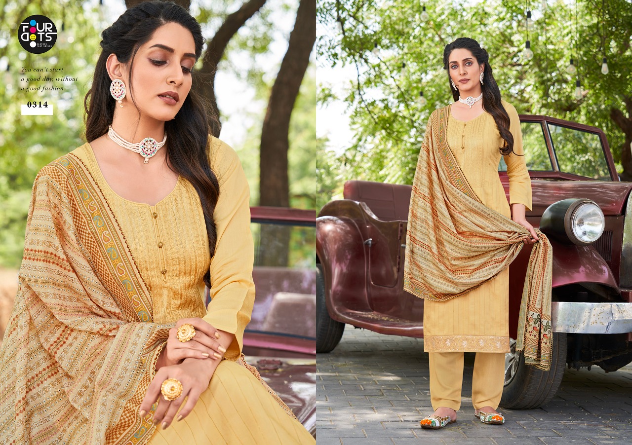 fourdots aloka muslin astonish look salwar suit catalog