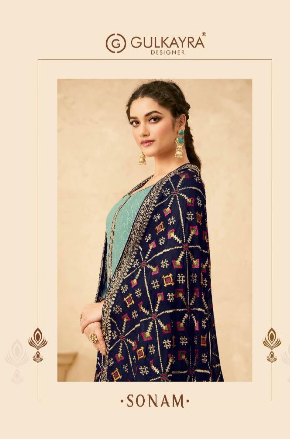 Gulkayra Designer sonam georgette regal look salwar suit catalog OLD