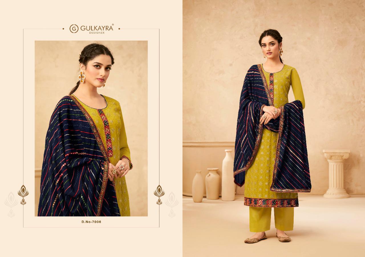 Gulkayra Designer sonam georgette regal look salwar suit catalog OLD