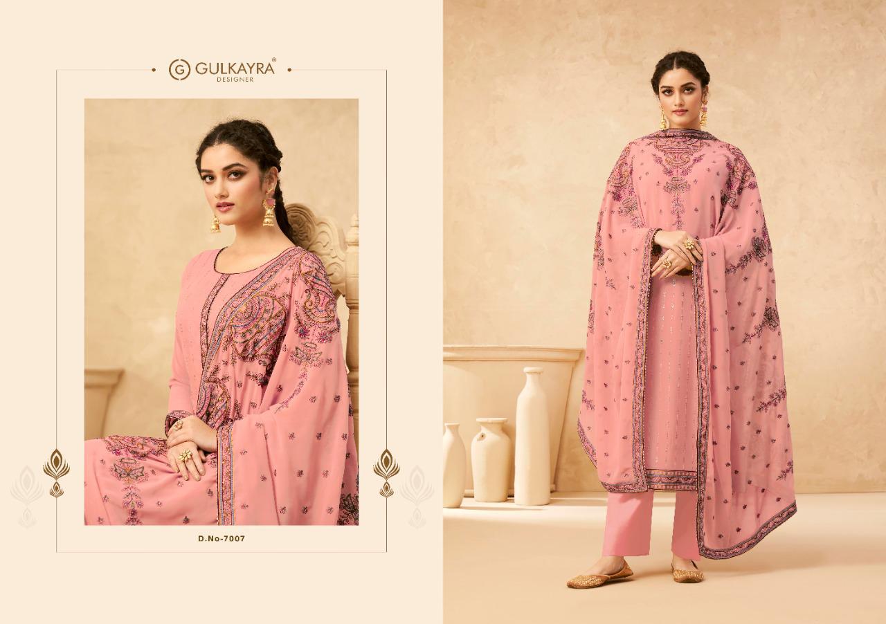 Gulkayra Designer sonam georgette regal look salwar suit catalog OLD