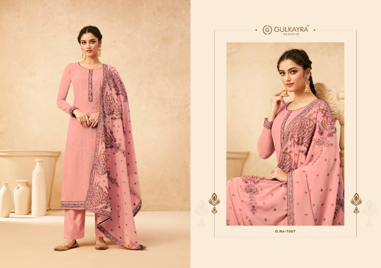 Gulkayra Designer sonam georgette regal look salwar suit catalog OLD