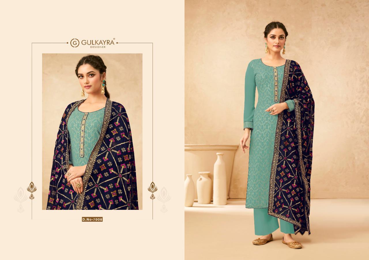 Gulkayra Designer sonam georgette regal look salwar suit catalog OLD