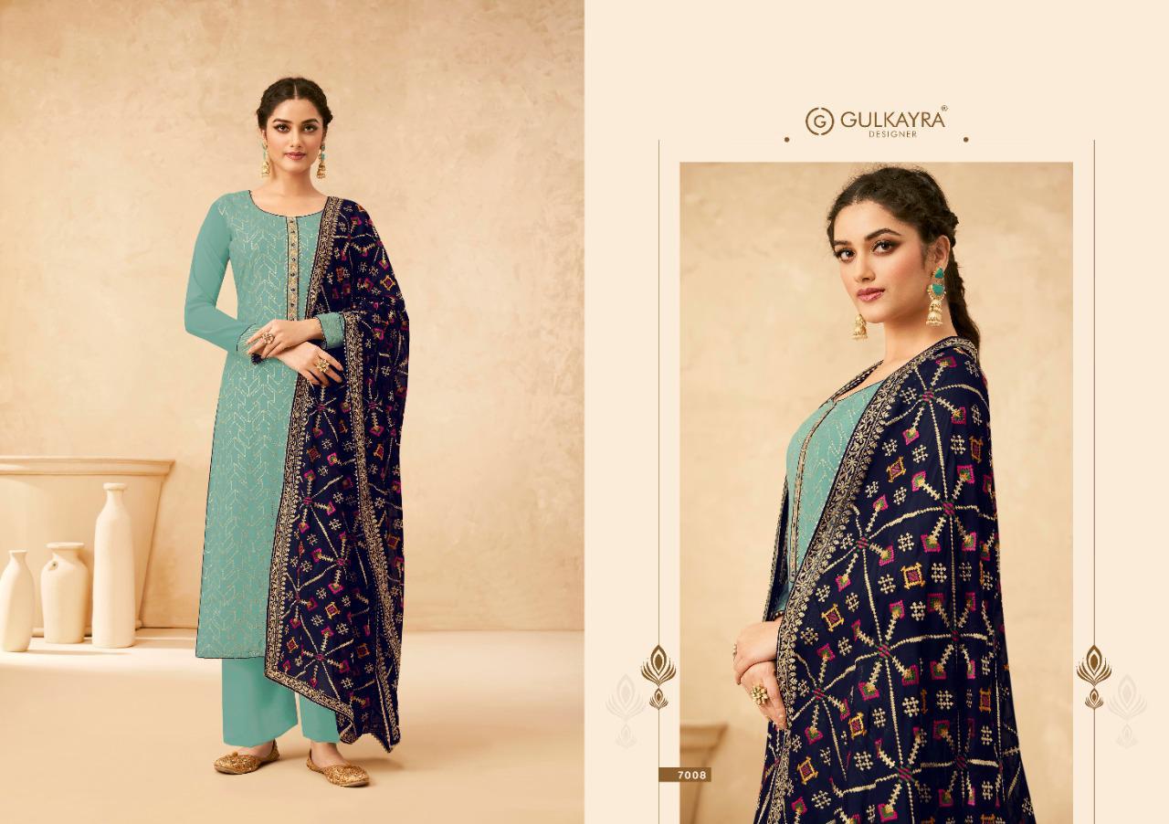 Gulkayra Designer sonam georgette regal look salwar suit catalog OLD