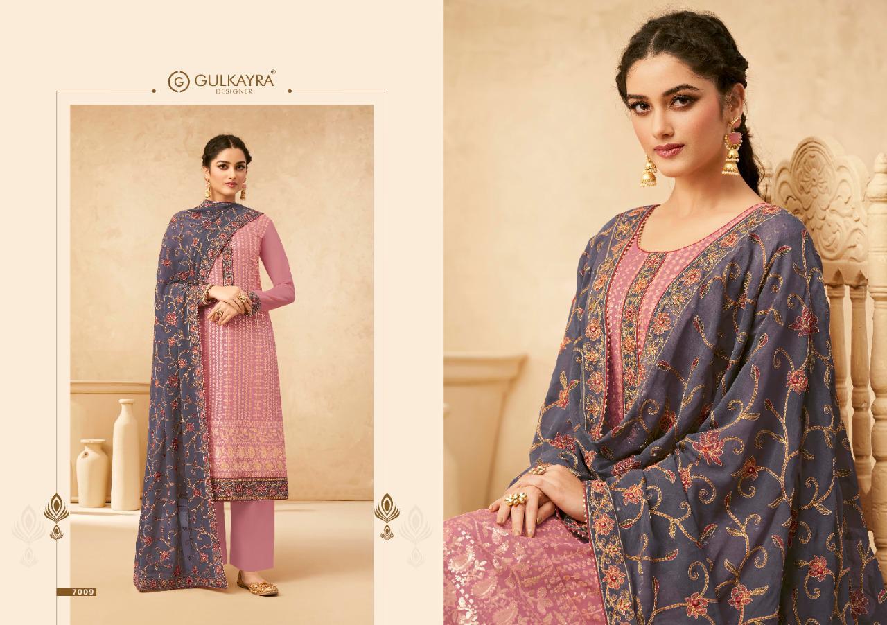 Gulkayra Designer sonam georgette regal look salwar suit catalog OLD