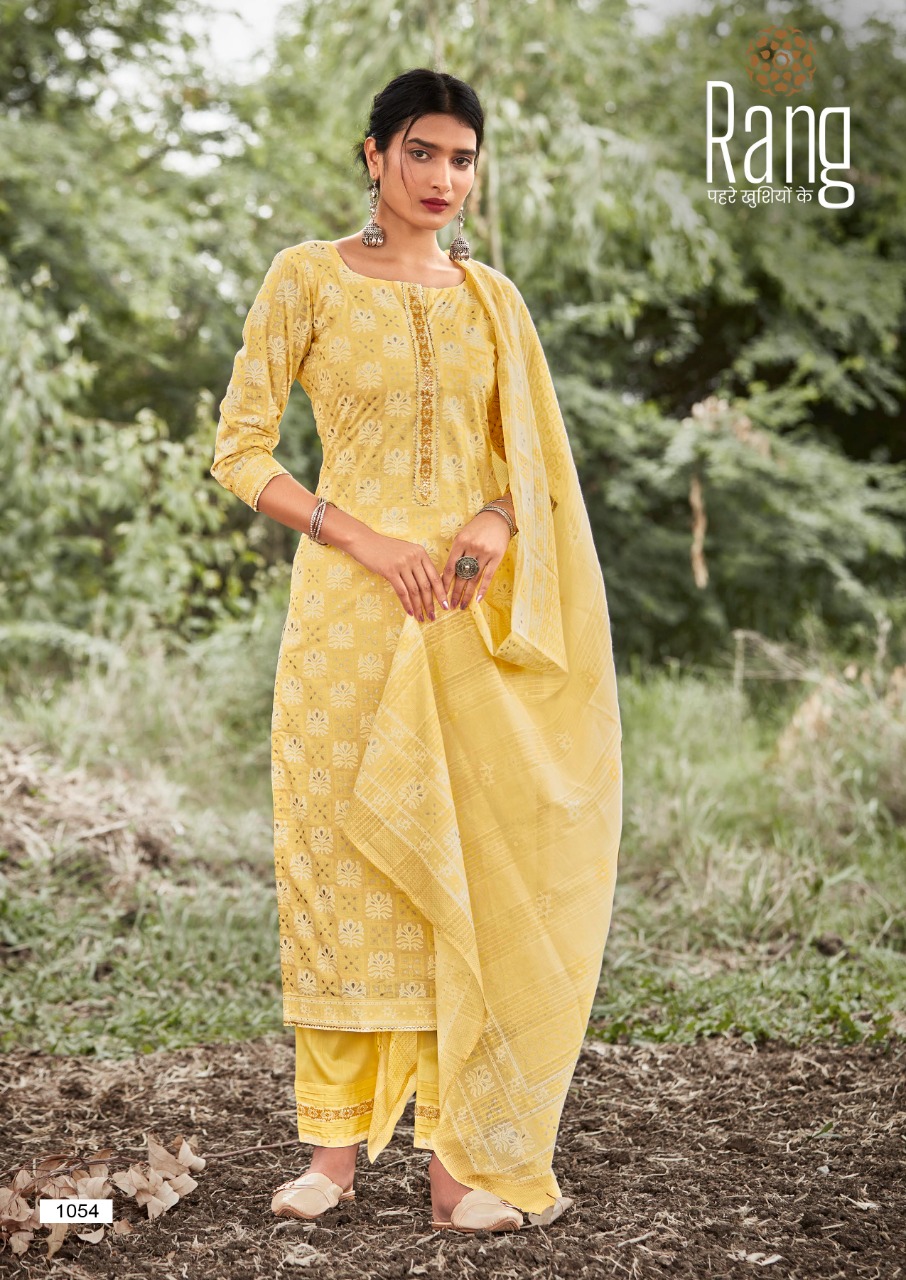 Kalaroop by Kajree atrangi cotton innovative look kurti pant with dupatta catalog