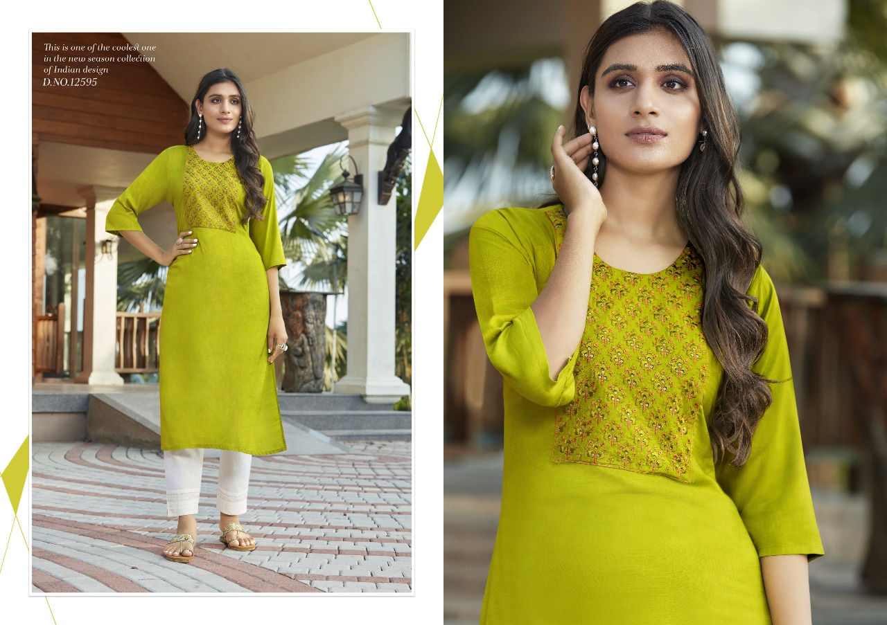 Kalaroop by Kajree Harlee rayon  innovative look kurti  catalog