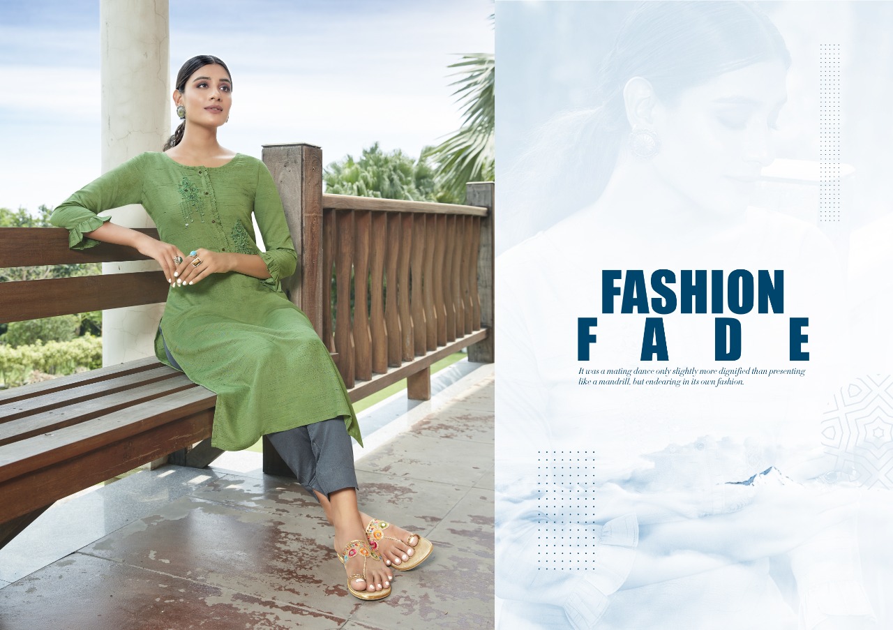 Kalaroop by Kajree pears rayon innovative look kurti  catalog