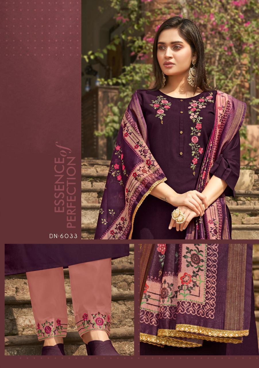 lily and lali monalisa 3 bemberg silk astonish style kurti pant with dupatta catalog